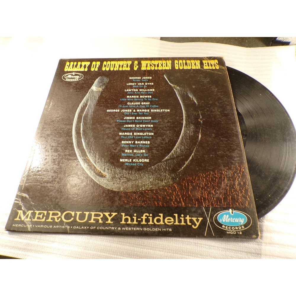 Galaxy of Country & Western Golden Hits Mercury Records Vinyl LP MGD-12 Record